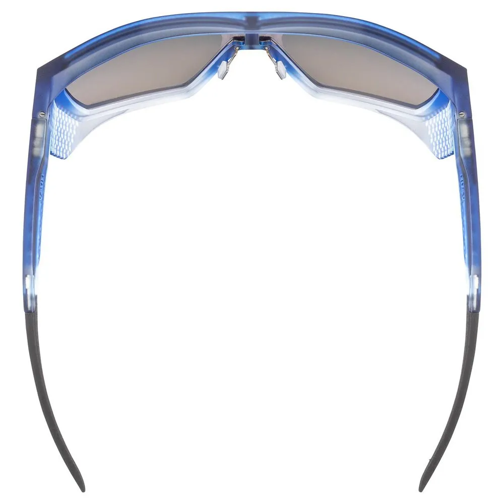 Uvex Mtn Style Colorvision Solbriller, Blue matt / fade, Colorvision Mirror Blue/CAT3 Uvex Mtn Style Colorvision Solbriller, Blue matt / fade, Colorvision Mirror Blue/CAT3