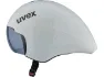 Uvex race 8 Zeitfahrhelm, White / black