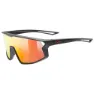 Uvex Skyryse Solbriller Refurbished, Black matt, Mirror Red/CAT3