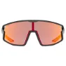 Uvex Skyryse Solbriller Refurbished, Black matt, Mirror Red/CAT3
