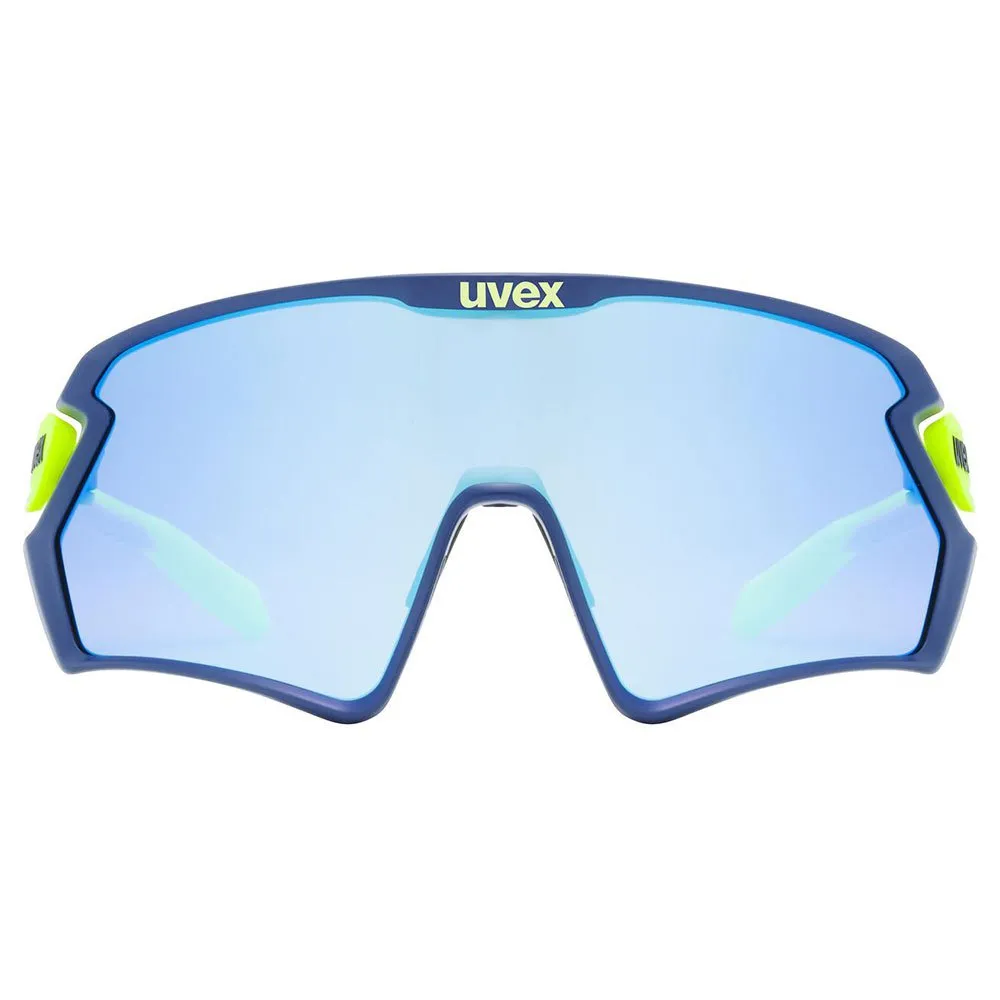 Uvex Sportstyle 231 2.0 Solbriller, Blue / yellow matt, Supravision Mirror Blue/CAT2