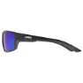 Uvex Sportstyle 233 Polariserte Solbriller, Black matt, Polavision Mirror Green/CAT3