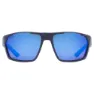 Uvex Sportstyle 233 Polavision Polariserte Solbriller, Deep space matt, Polavision Mirror Blue/CAT3