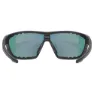Uvex Sportstyle 706 Solbriller, Black matt, Mirror Blue/CAT3