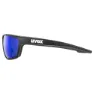 Uvex Sportstyle 706 Solbriller, Black matt, Mirror Blue/CAT3