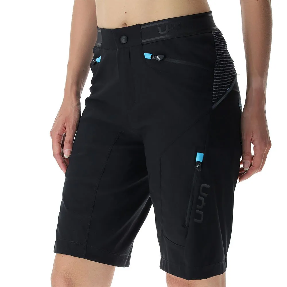 UYN Biking Trailblazer Shorts, Black / blue danube UYN Biking Trailblazer Shorts, Black / blue danube