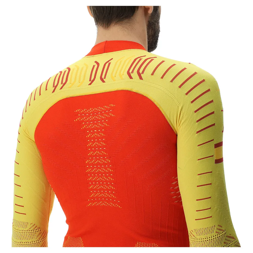 UYN Natyon 3.0 Spain Langarmet Baselag, Yellow / red