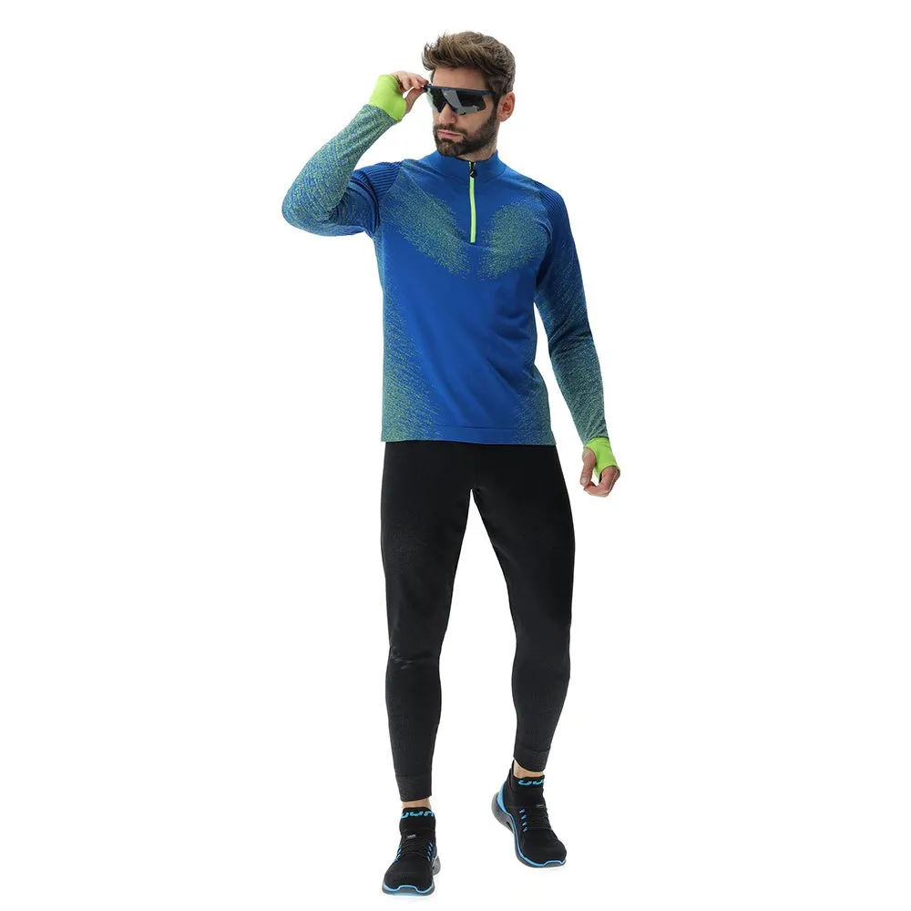 UYN Running Exceleration Zip Up Langarmet T-skjorte male UYN Running Exceleration Zip Up Langarmet T-skjorte male