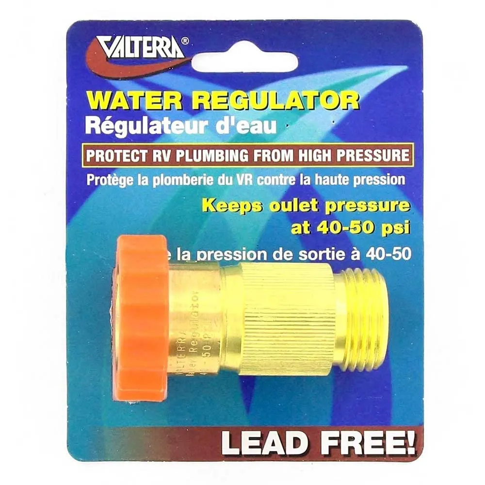 Valterra Blyfri Vannregulator 40–50 Psi, Bronze, 3/4 GHT