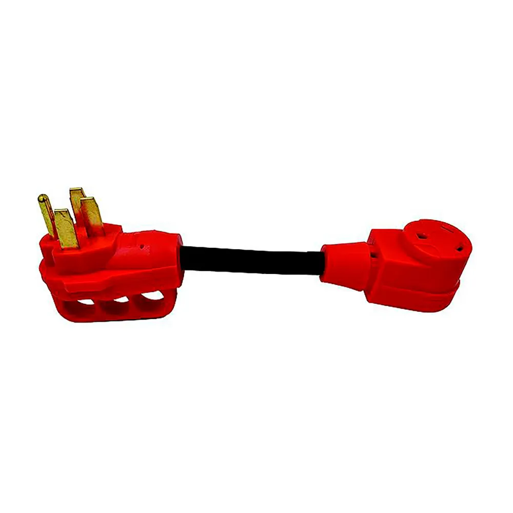 Valterra Dodbone Style 50a Male-30a Female Strømadapter, Black / red, One Size Valterra Dodbone Style 50a Male-30a Female Strømadapter, Black / red, One Size