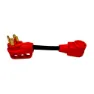 Valterra Dodbone Style 50a Male-30a Female Strømadapter, Black / red, One Size