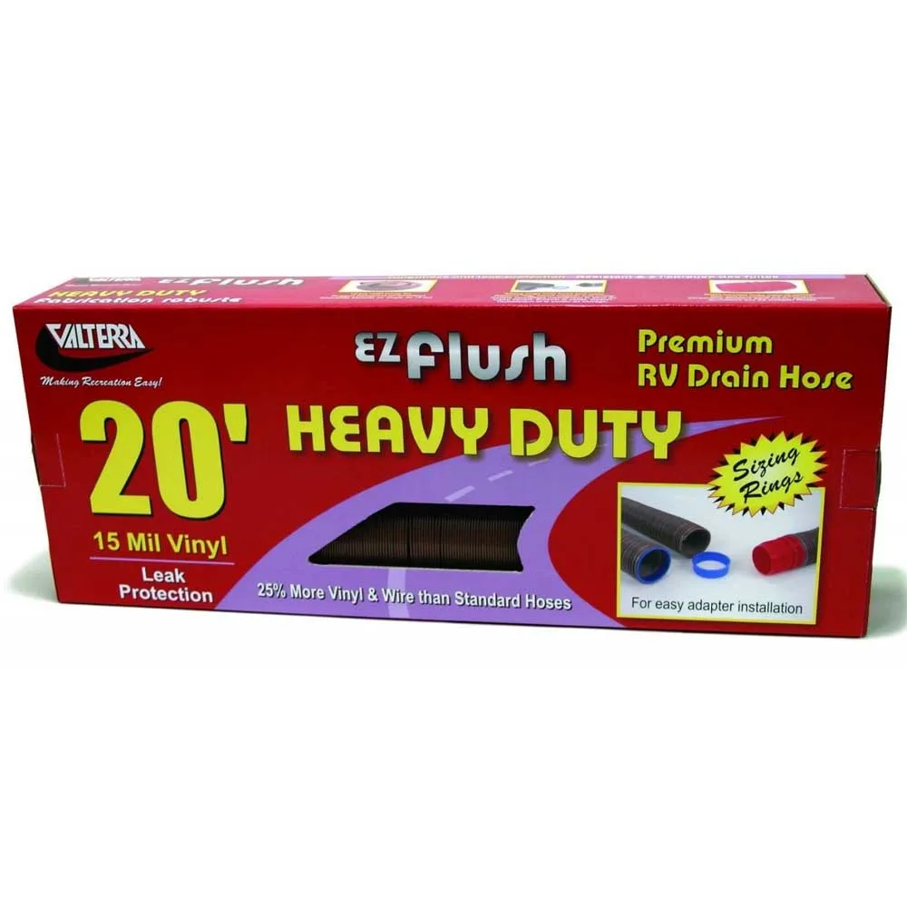 Valterra Ez Flush Heavy Duty Slange Til Sanitæravfall 6.09 M, Bronze, 76.20mm