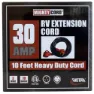Valterra Mighty Cord Elektrisk Skjøteledning 3.04 M 30a, Black / red, One Size