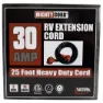 Valterra Mighty Cord Elektrisk Skjøteledning 7.62 M 30a, Black / red, One Size