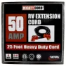 Valterra Mighty Cord Elektrisk Skjøteledning 7.62 M 50a, Black / red, One Size
