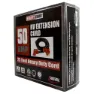 Valterra Mighty Cord Elektrisk Skjøteledning 7.62 M 50a, Black / red, One Size