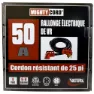 Valterra Mighty Cord Elektrisk Skjøteledning 7.62 M 50a, Black / red, One Size