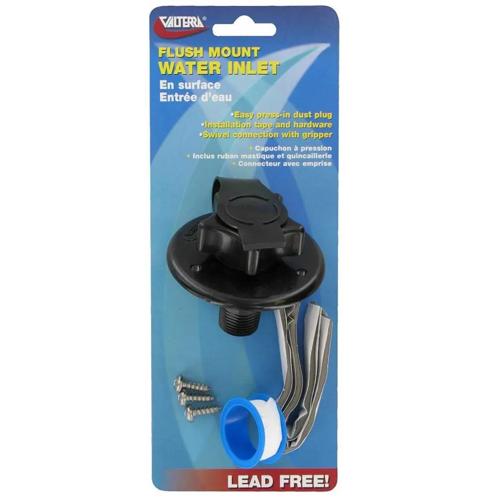 Valterra Mpt Plastkontraventil For Spyling Av Vanninntak, Black, One Size