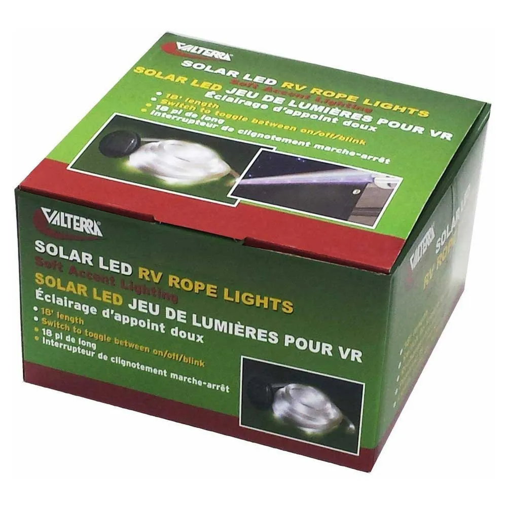 Valterra Solcelledrevet Lyslenke 5.48 M, Clear, One Size