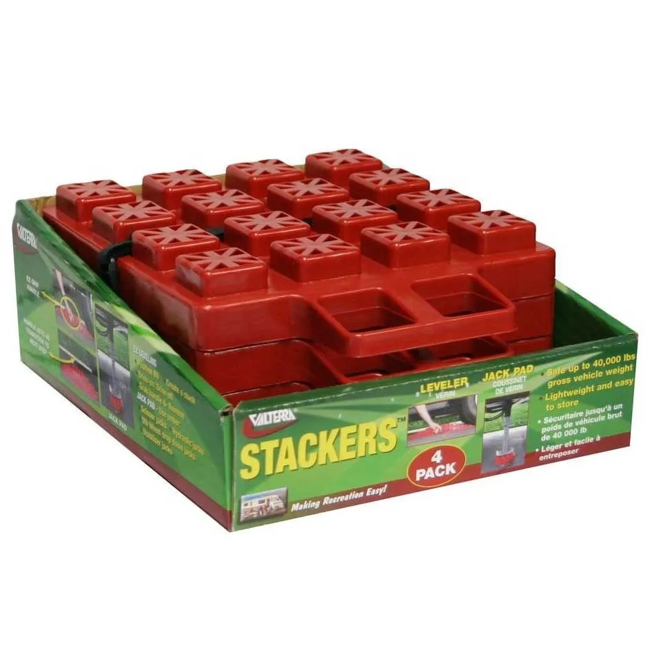 Valterra Stablernivåer 4 Enheter, Red, One Size