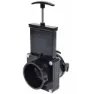 Valterra T58 Vri-på Avløpsventil, Black, One Size