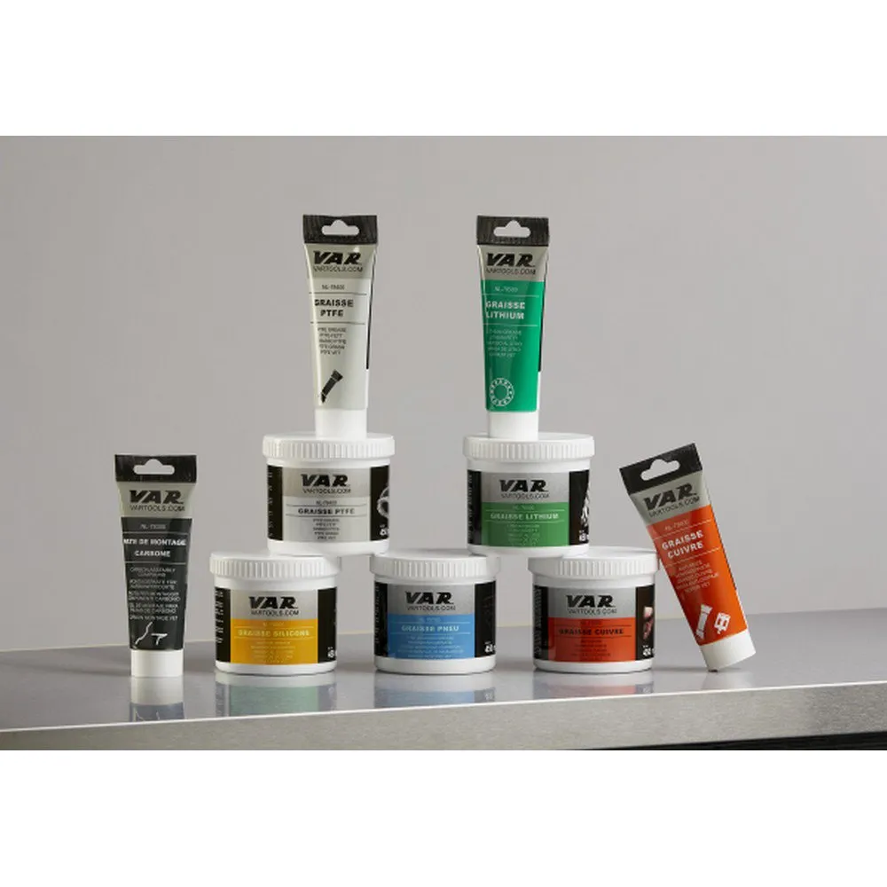 VAR Anti Seize 450ml Reservedel, Clear / black / orange, One Size