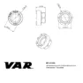 VAR Bafang M820/m510/m560 Krankverktøy, Black, One Size