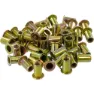 VAR Bag Of 50 Nuts In M5 Krankarm Skrue Sett, Gold, One Size