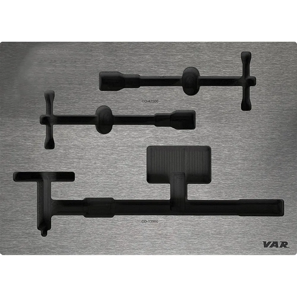 VAR Cd-13900 Verktøysett, Silver, One Size