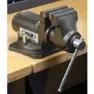VAR Professional Bench Vise 125 Mm Arbeidsstasjon, Black, One Size