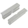 VAR Set Aluminium Jaws For Workshop Bench 100 Mm Verktøysett, Grey, One Size