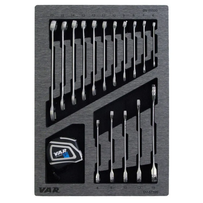 VAR Skuffverktøybrett 2, Grey, One Size VAR Skuffverktøybrett 2, Grey, One Size