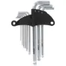 VAR Verktøy Professional Hex Wrench Set, Silver, One Size