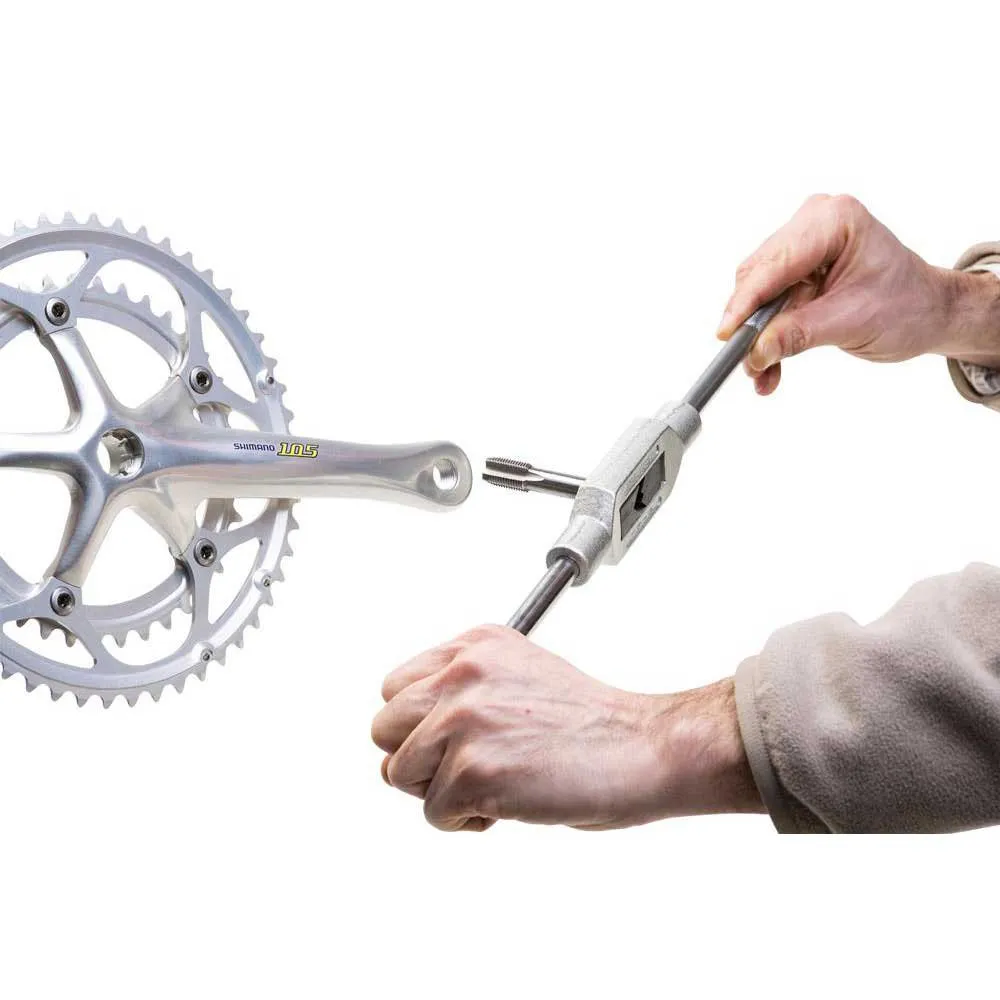 VAR Verktøy Set Of 2 Crank Taps 20 Mm, Silver, One Size