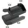 VAR Verktøy Set Of 2 Rubber Clamp Covers, Black, One Size