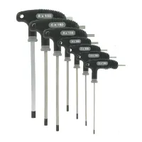 VAR Verktøy Set Of 7 P Handled Hex Wrenches VAR Verktøy Set Of 7 P Handled Hex Wrenches