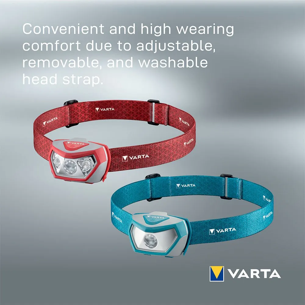 Varta H20 Pro Frontlykt, Red, One Size