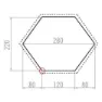 Vaude Allround Space 2p Beskyttende Fotavtrykk, Bark, One Size