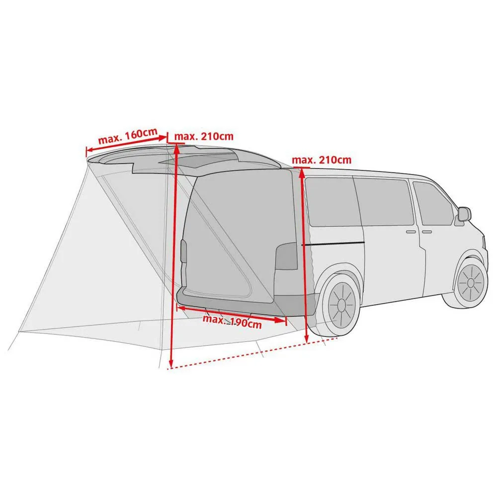 Vaude Drive Van Biltelt, Linen, One Size Vaude Drive Van Biltelt, Linen, One Size
