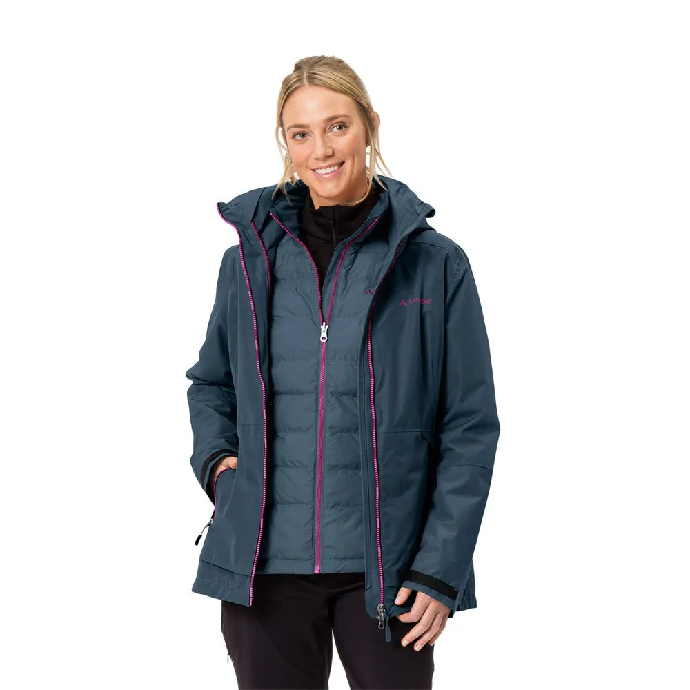 Vaude Elope 3in1 Avtakbar Jakke, Dark sea uni