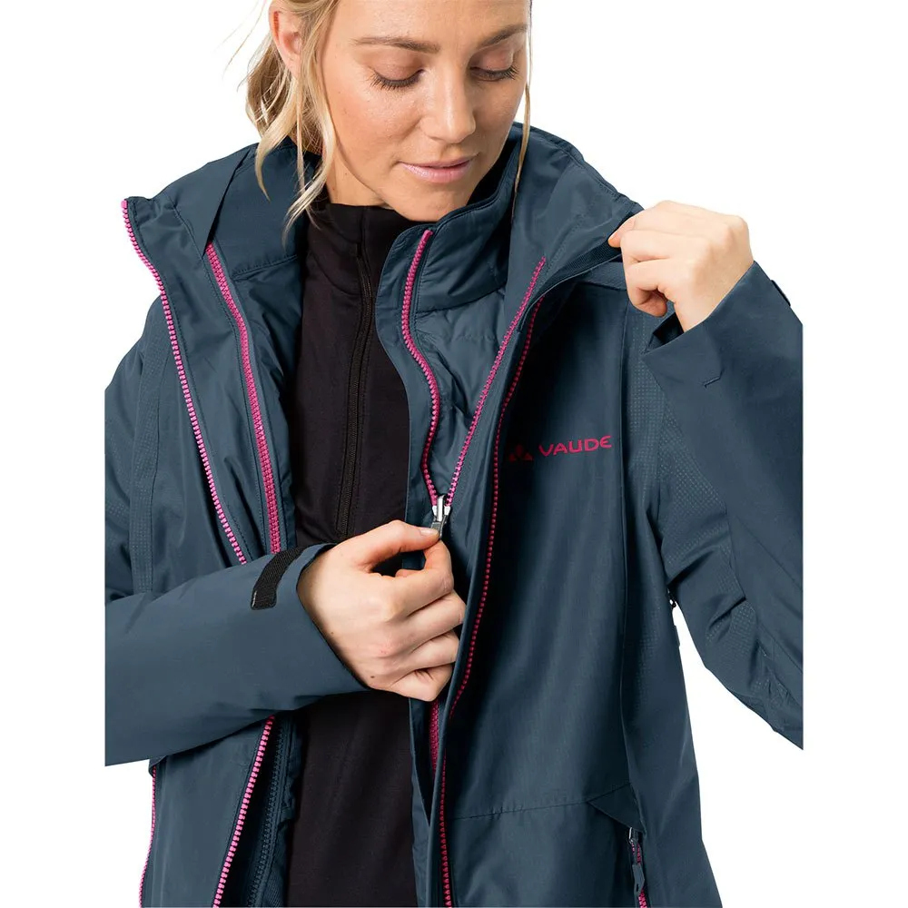 Vaude Elope 3in1 Avtakbar Jakke, Dark sea uni