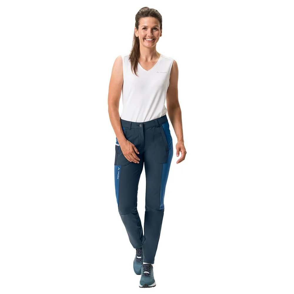 Vaude Elope Slim Fit Bukser, Dark sea, Regular Vaude Elope Slim Fit Bukser, Dark sea, Regular