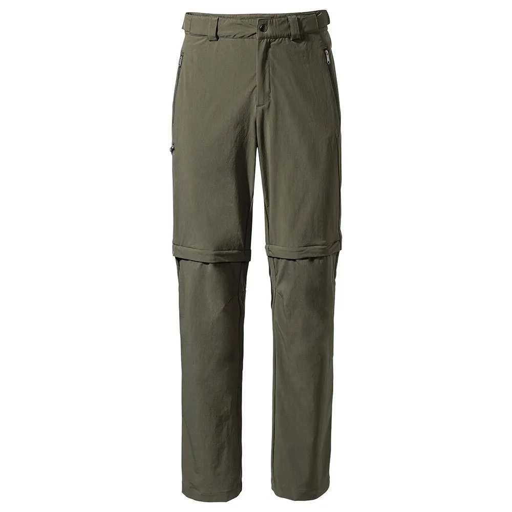Vaude Farley Stretch T-zip Iii Bukser, Khaki, Long Vaude Farley Stretch T-zip Iii Bukser, Khaki, Long
