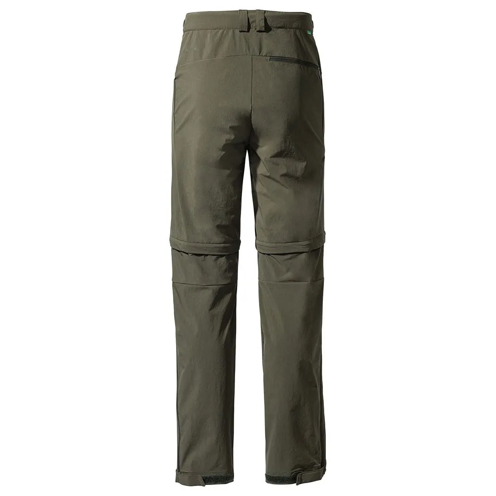 Vaude Farley Stretch T-zip Iii Bukser, Khaki, Long Vaude Farley Stretch T-zip Iii Bukser, Khaki, Long