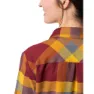 Vaude Farsund Ii Skjorte Med Lange Ermer, Dark cherry