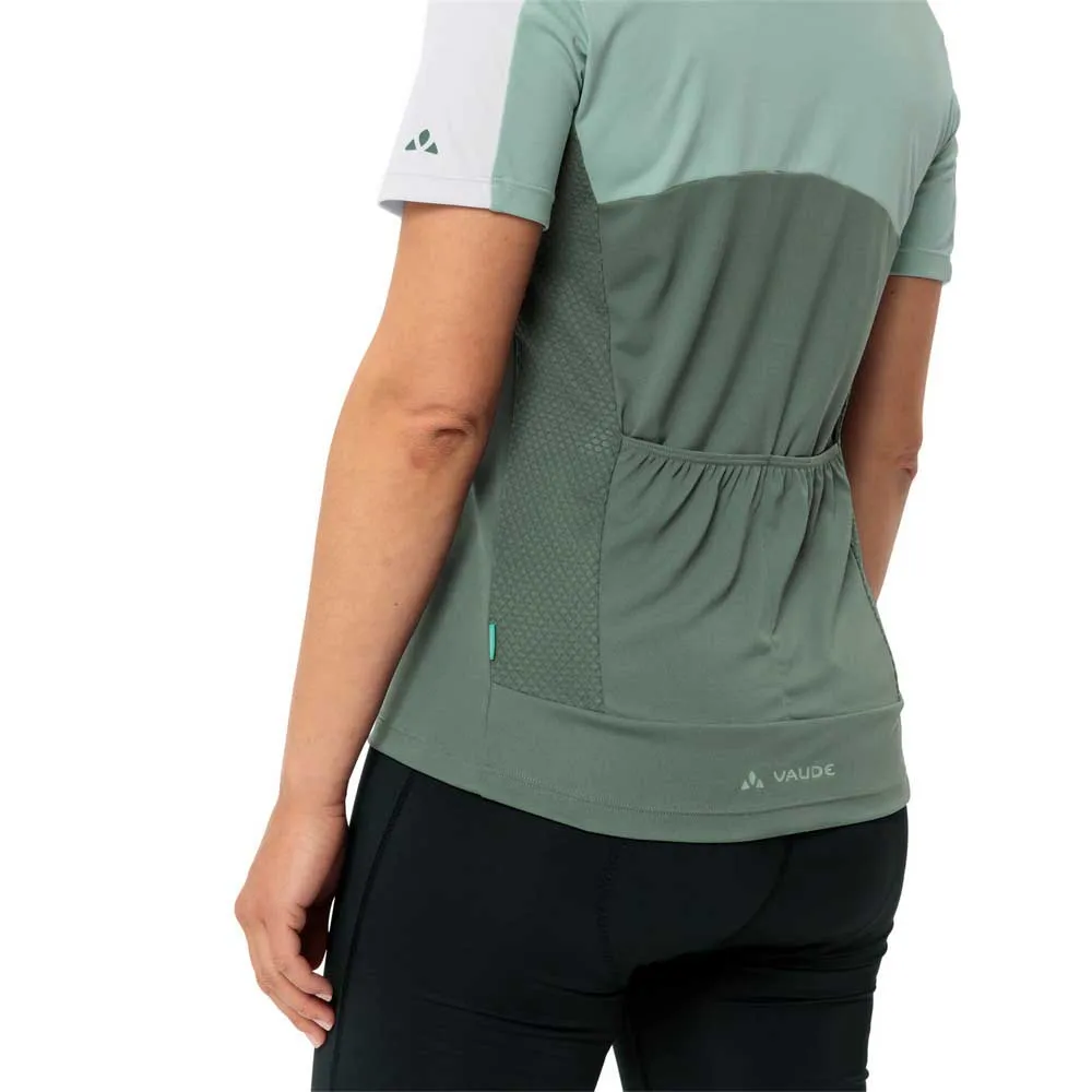 Vaude Matera Full Zip Kort Ermet Trøye Vaude Matera Full Zip Kort Ermet Trøye