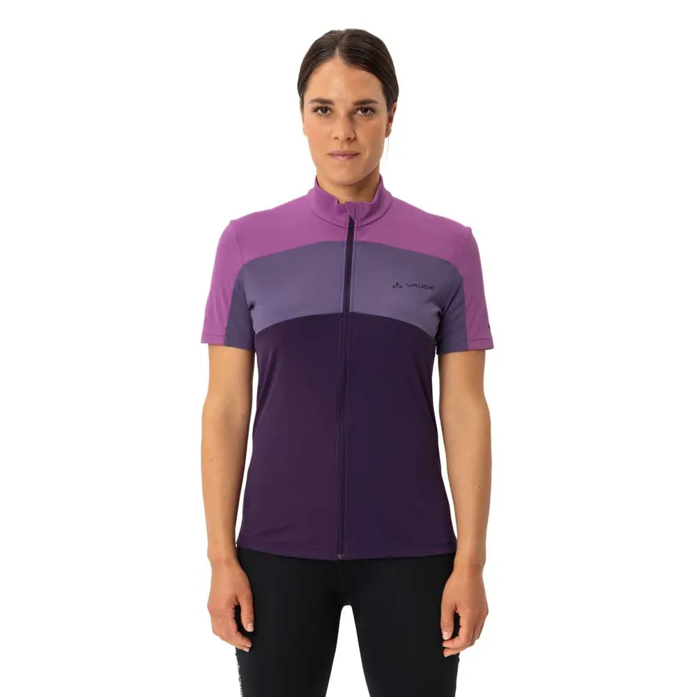 Vaude Matera Full Zip Kort Ermet Trøye Vaude Matera Full Zip Kort Ermet Trøye