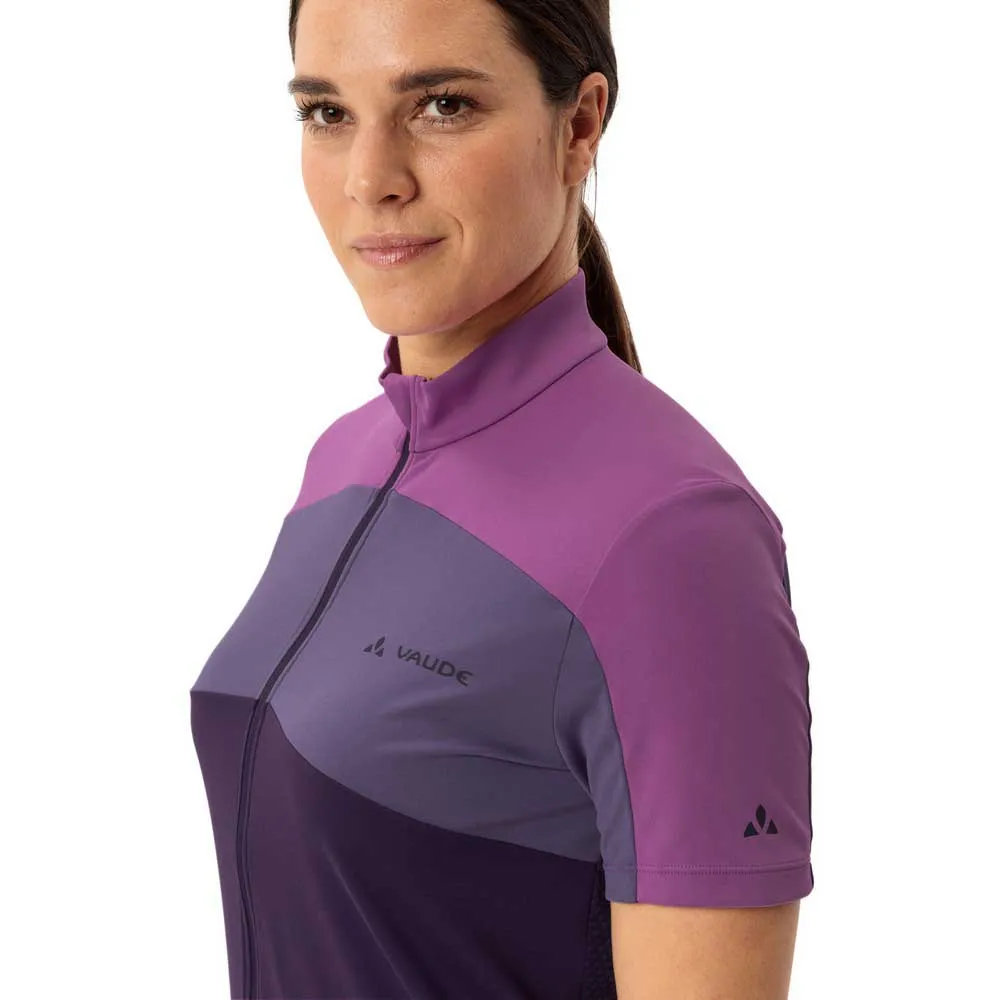 Vaude Matera Full Zip Kort Ermet Trøye Vaude Matera Full Zip Kort Ermet Trøye