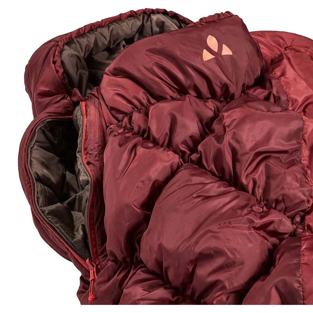 Vaude Meglis 1100 Syn Sovepose, Dark cherry, Left Zipper Vaude Meglis 1100 Syn Sovepose, Dark cherry, Left Zipper