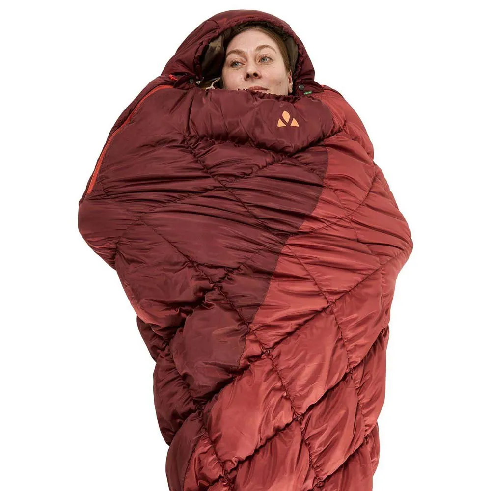 Vaude Meglis 300 Syn Sovepose, Dark cherry, Left Zipper Vaude Meglis 300 Syn Sovepose, Dark cherry, Left Zipper